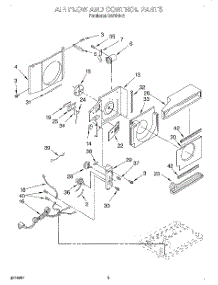 02 - Air Flow And Control parts for Whirlpool Air Conditioner CA6WM42 from AppliancePartsPros.com