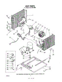 03 - Unit parts for Whirlpool Air Conditioner AC2104XM0 from AppliancePartsPros.com