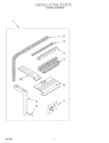 04 - Installation parts for Whirlpool Air Conditioner ACS072XG0 from AppliancePartsPros.com
