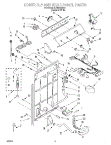 02 - Controls And Rear Panel parts for Whirlpool Washer 3LBR8255EQ1 from AppliancePartsPros.com