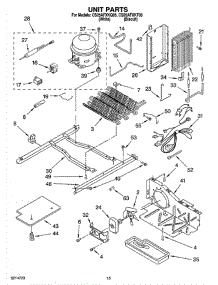 09 - Unit Parts parts for Whirlpool Refrigerator CS25AFXKQ05 from AppliancePartsPros.com