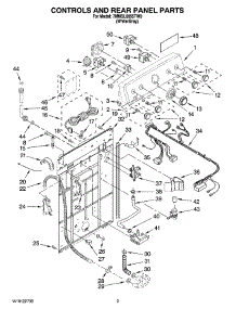 02 - Controls And Rear Panel Parts parts for Maytag Washer 7MMSL6955TW0 from AppliancePartsPros.com