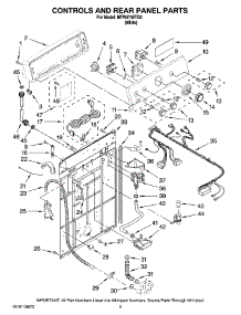 02 - Controls And Rear Panel Parts parts for Maytag Washer MTW5740TQ0 from AppliancePartsPros.com