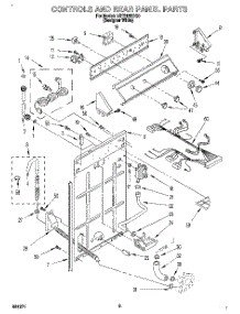02 - Controls And Rear Panel parts for Whirlpool Washer LST6132DQ0 from AppliancePartsPros.com