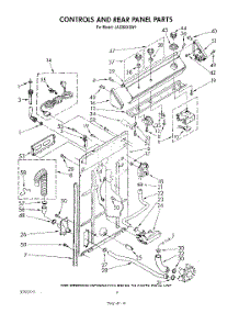 03 - Controls And Rear Panel parts for Whirlpool Washer LA5360XSW1 from AppliancePartsPros.com