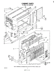 04 - Cabinet parts for Whirlpool Air Conditioner AC1504XP0 from AppliancePartsPros.com