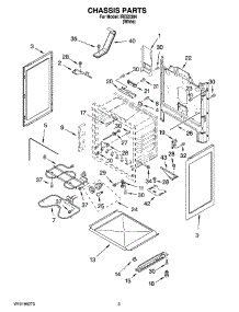 03 - Chassis Parts parts for Whirlpool Range IRE82304 from AppliancePartsPros.com