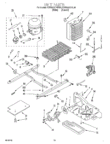 09 - Unit parts for Kitchenaid Refrigerator KSRS22QDAL00 from AppliancePartsPros.com