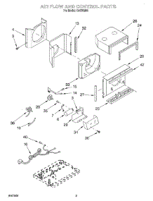 02 - Air Flow And Control parts for Whirlpool Air Conditioner CA5WM00 from AppliancePartsPros.com