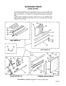 04 - Accessory Parts parts for Whirlpool Air Conditioner CAH12W04 from AppliancePartsPros.com