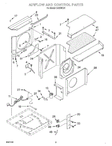 02 - Air Flow And Control parts for Whirlpool Air Conditioner CA25WC01 from AppliancePartsPros.com