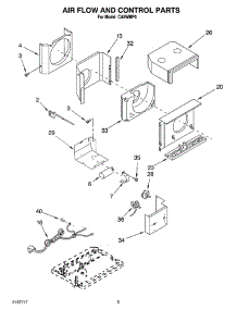 02 - Air Flow And Control Parts parts for Whirlpool Air Conditioner CA5WMP0 from AppliancePartsPros.com