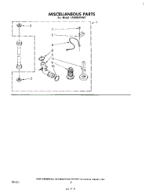 07 - Miscellaneous , Literature And Optional parts for Whirlpool Washer LA5880XKW2 from AppliancePartsPros.com