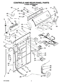 02 - Controls And Rear Panel Parts parts for Maytag Washer 3RATW3005TQ0 from AppliancePartsPros.com