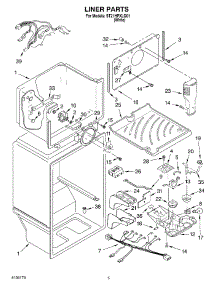 03 - Liner parts for Whirlpool Refrigerator ST21HPXLQ01 from AppliancePartsPros.com