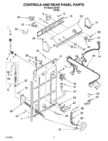 02 - Controls And Rear Panel Parts parts for Whirlpool Washer IJ41001 from AppliancePartsPros.com