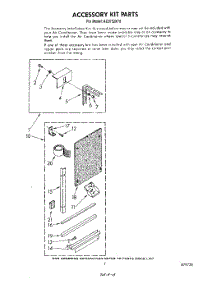 05 - Accessory Kit parts for Whirlpool Air Conditioner AC0752XT0 from AppliancePartsPros.com