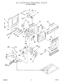 02 - Air Flow And Control parts for Whirlpool Air Conditioner CA6WM41 from AppliancePartsPros.com