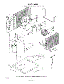 02 - Section parts for Whirlpool Air Conditioner ACW104XP0 from AppliancePartsPros.com