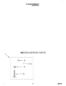 04 - Miscellaneous parts for Kitchenaid Washer KAWE878BAL1 from AppliancePartsPros.com
