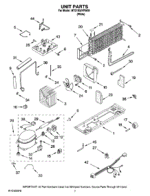 04 - Unit Parts parts for Maytag Refrigerator MTB1852VRW00 from AppliancePartsPros.com