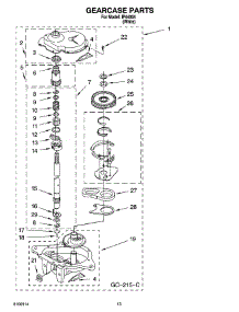 09 - Gearcase Parts, Optional Parts (Not Included) parts for Whirlpool Washer IP44004 from AppliancePartsPros.com