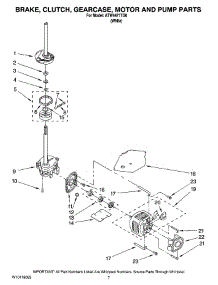 04 - Brake, Clutch, Gearcase, Motor And Pump Parts parts for Maytag Washer ATW4471TQ0 from AppliancePartsPros.com
