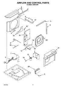 02 - Airflow And Control Parts parts for Whirlpool Air Conditioner CAR21CSR1 from AppliancePartsPros.com