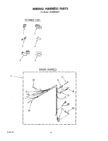 08 - Wiring Harness parts for Whirlpool Washer LA4800XSW0 from AppliancePartsPros.com