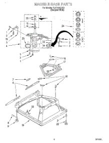 05 - Machine Base parts for Whirlpool Washer 7LSC9245HQ0 from AppliancePartsPros.com