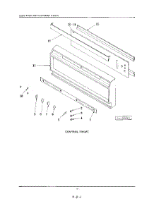 05 - Control Frame parts for Whirlpool KGDO245EE from AppliancePartsPros.com