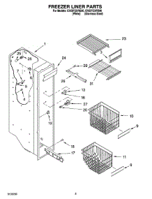 04 - Freezer Liner Parts parts for Whirlpool Refrigerator ID5GFGXRS00 from AppliancePartsPros.com