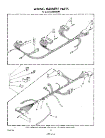10 - Wiring Harness parts for Whirlpool Washer LA9800XSW1 from AppliancePartsPros.com
