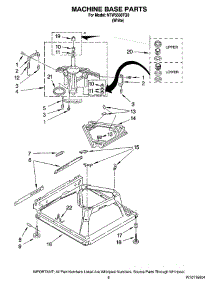 05 - Machine Base Parts parts for Maytag Washer NTW5500TQ0 from AppliancePartsPros.com