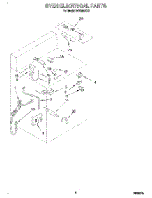 04 - Oven Electrical, Literature parts for Whirlpool Range SGS395XX1 from AppliancePartsPros.com