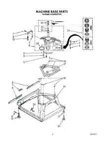 07 - Machine Base parts for Whirlpool Washer 6LA6300XYN0 from AppliancePartsPros.com