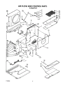 03 - Air Flow And Control parts for Whirlpool Air Conditioner R1231 from AppliancePartsPros.com
