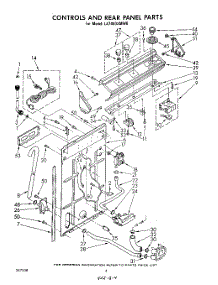 03 - Controls And Rear Panel parts for Whirlpool Washer LA7460XMW0 from AppliancePartsPros.com