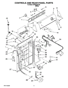 02 - Controls And Rear Panel Parts parts for Maytag Washer NTW5245TQ0 from AppliancePartsPros.com