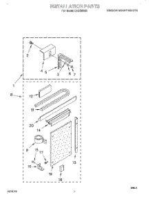 05 - Installation parts for Whirlpool Air Conditioner CA12WR43 from AppliancePartsPros.com