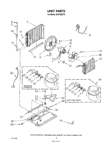 02 - Unit , Literature parts for Whirlpool Air Conditioner ACP492XT0 from AppliancePartsPros.com