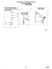 10 - Water System parts for Whirlpool Washer 6LSC9255BQ2 from AppliancePartsPros.com