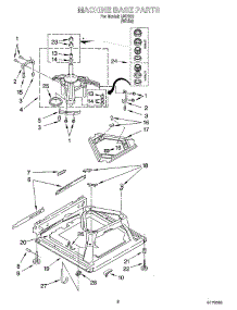 05 - Machine Base Parts parts for Whirlpool Washer IJ47001 from AppliancePartsPros.com
