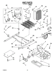 09 - Unit Parts parts for Whirlpool Refrigerator IKQ224303 from AppliancePartsPros.com