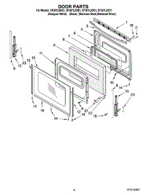 06 - Door Parts, Optional Parts (Not Included) parts for Whirlpool Range SF367LSXQ1 from AppliancePartsPros.com