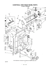 03 - Controls And Rear Panel parts for Whirlpool Washer LA5500XPW2 from AppliancePartsPros.com
