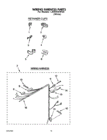 09 - Wiring Harness parts for Whirlpool Washer LA8860XWQ0 from AppliancePartsPros.com