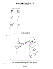 08 - Wiring Harness parts for Whirlpool Washer LA5530XSW1 from AppliancePartsPros.com