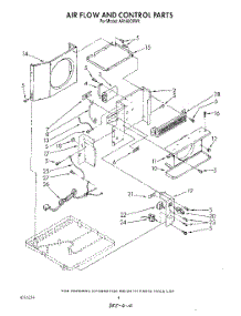 03 - Air Flow And Control parts for Whirlpool Air Conditioner AR1000XW0 from AppliancePartsPros.com