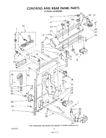 03 - Controls And Rear Panel parts for Whirlpool Washer LA5300XSW2 from AppliancePartsPros.com